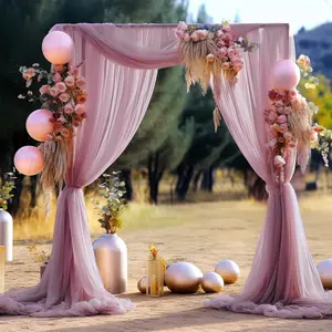 Bridal Sheer Fabric, Shimmering Pearl Tulle, Wedding Table Decoration, Event Venue Draping, Canopy & Archway Drapes
