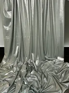 Sage Green Stretch Foiled Spandex