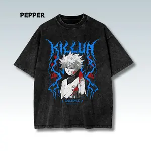 Vintage KILLUA Shirt, Anime Shirt, Hunter × Hunter Movie, Vintage Tee, Anime Graphic Tee, Gift For Fan, Unisex Movie Shirt Menswear Womenswear Streetwear anime  shirts