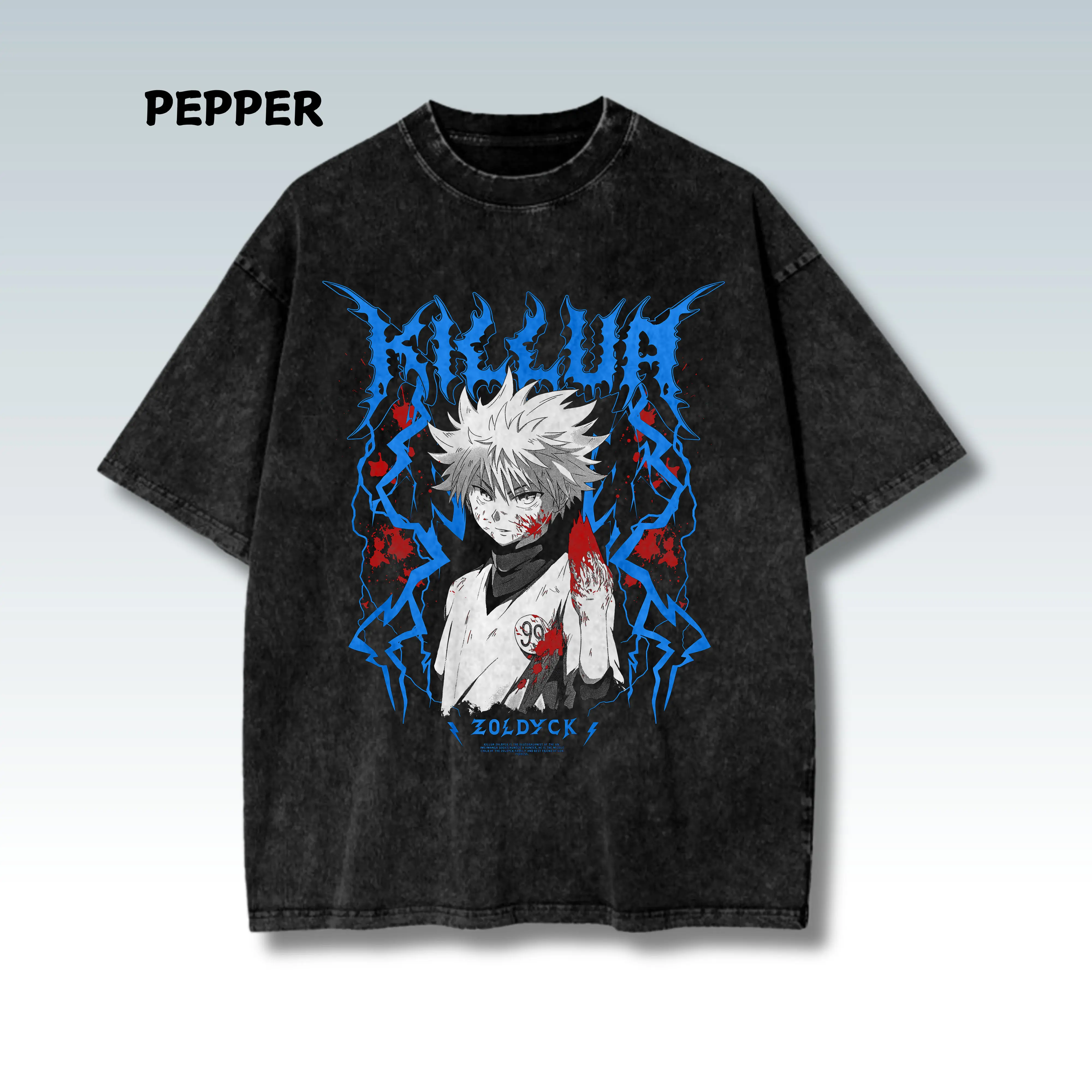 Vintage KILLUA Shirt, Anime Shirt, Hunter × Hunter Movie, Vintage Tee, Anime Graphic Tee, Gift For Fan, Unisex Movie Shirt Menswear Womenswear Streetwear anime  shirts
