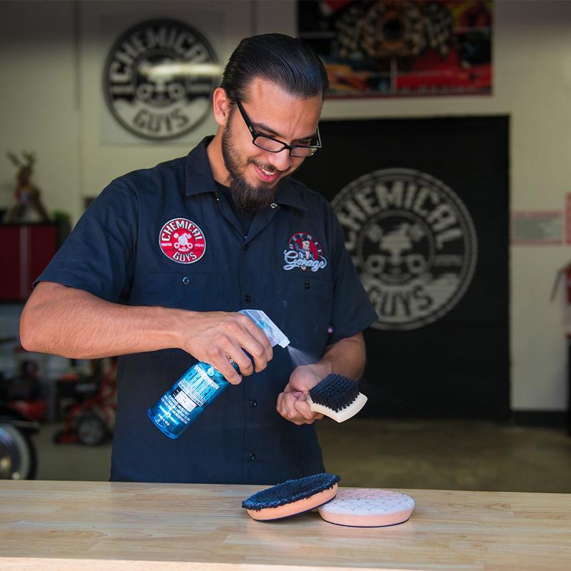 CHEMICAL GUYS Polishing Pad Cleaner – Citrus-Based Cleaning Solution Removes Polishes, Compounds & Waxes from Foam, Wool & Microfiber Pads, Restores Performance, Prevents Swirls & Extends Pad Life
