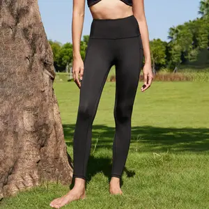 BERLOOK Black High Waisted Pocket Leggings 24” Slim Fit Stretch