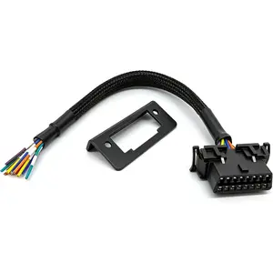 OBD J Female to Open Pigtail Cable Bracket PIN OBDII Port Replacement Cable  [ft/cm]