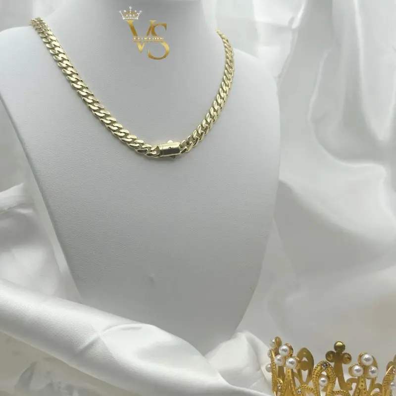 Valdes Luxury Monaco Style Chain 14K Gold Plated Laminated High Quality Everyday Jewelry