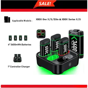 X500 4*3600 mWh Rechargable XBOX Batteries Pack For XBOX Serise S/X | XBOX One S/X With Battery Charger