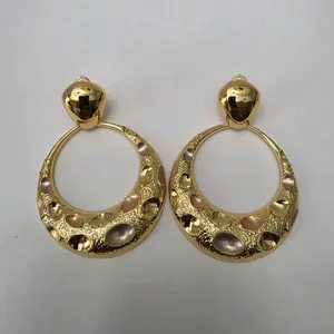 #408. 18K Gold Plated Bold Drop Earring  Unique  High quality  Water Resistant  Hypoallergenic  Nickel Free, light weight,  Every day, Party, Gift idea.