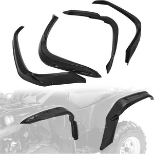 Fender Flare Guard Compatible with 2016-2024 Yamaha Grizzly 700 4PCS Front & Rear Mud Guard