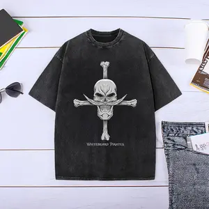 Vintage Washed One Piece Luffy Retro Anime Graphic Tee