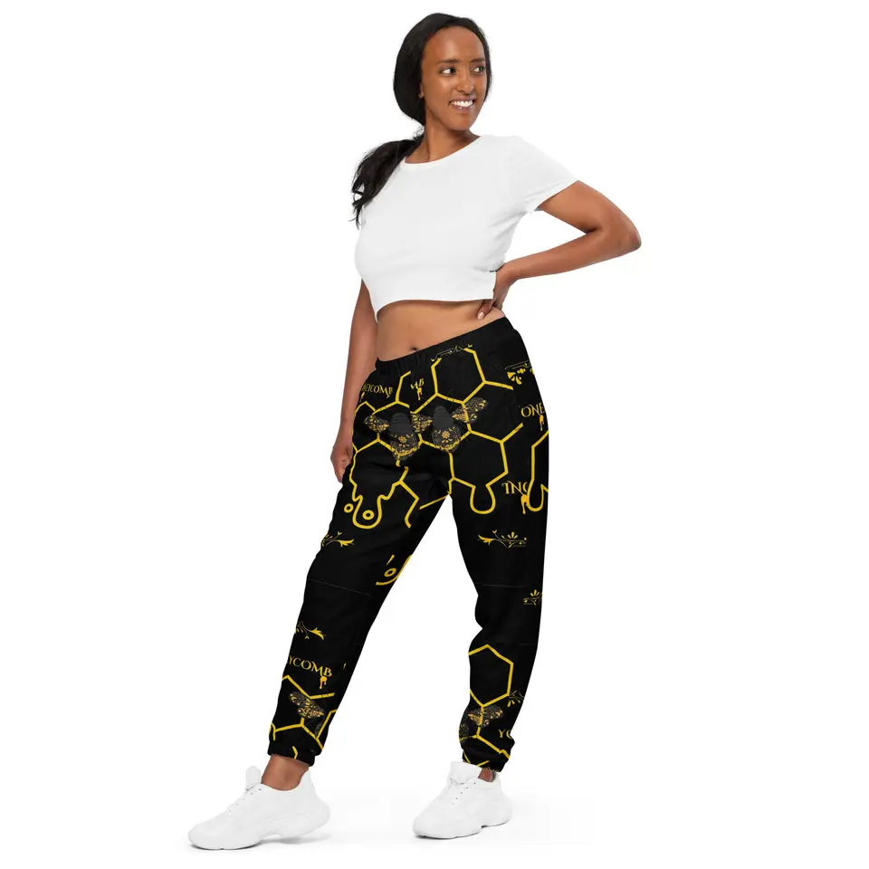 Unisex Lightweight Water-Resistant Track Pants with Elastic Ankle Cuffs and Zip Pockets for Sports and Outdoor Activities