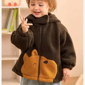 CICIIBEAR Toddler Hooded Jacket Fleece Spring Animal-shaped Quality Cute for Boys Girls baby boy stuff hoodies for boys