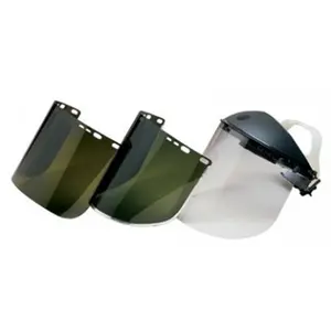 Huntsman  F30 Acetate Face Shields, Green - Medium