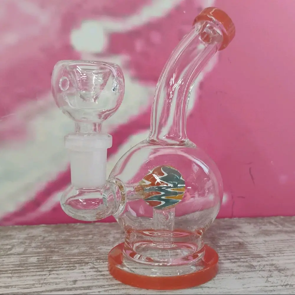 6in Portable glass water bubbler Drinkware