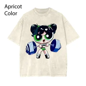 Bubbles #Powerpuff Strong Girls T-Shirt, Y2K Fitness Workout Shirt for Weightlifters, Trending 2025 Bodybuilding Tee, Pump Cover Gym Apparel Made In The USA		