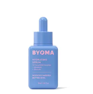BYOMA Hydrating Facial Serum – Moisturizing Serum with Squalane, Glycerin & Ceramides for Dewy, Glowing Skin, 1.01 fl. oz