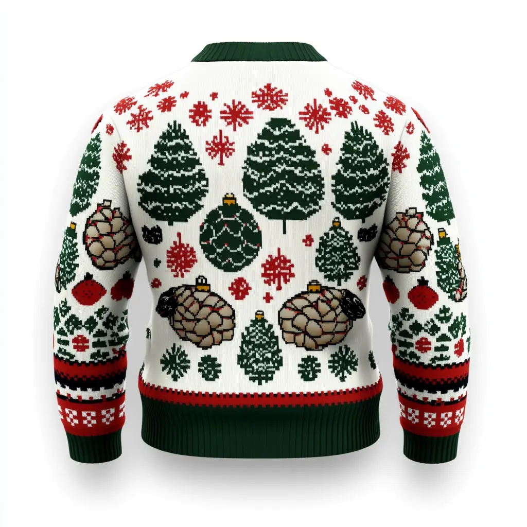 Get Festive with Our Ugly Christmas Sweater - Funny Holiday Sweater for Men, Women, and Kids - Perfect for Family Gatherings and Holiday Parties!