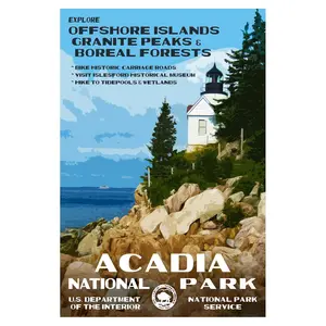 Acadia National Park Poster