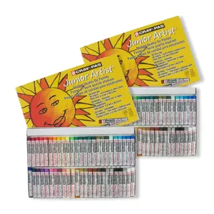 SAKURA Cray-Pas Junior Artist Oil Pastel Set - Soft Oil Pastels for Kids & Artists - 50 Sticks (2 Pack)