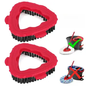 Scrub Brush Head Refills for Spin Mop 1 Tank System Cleaning Spin Mop Refill for Velida ocedar Base Scrubber Brush for Shower mop