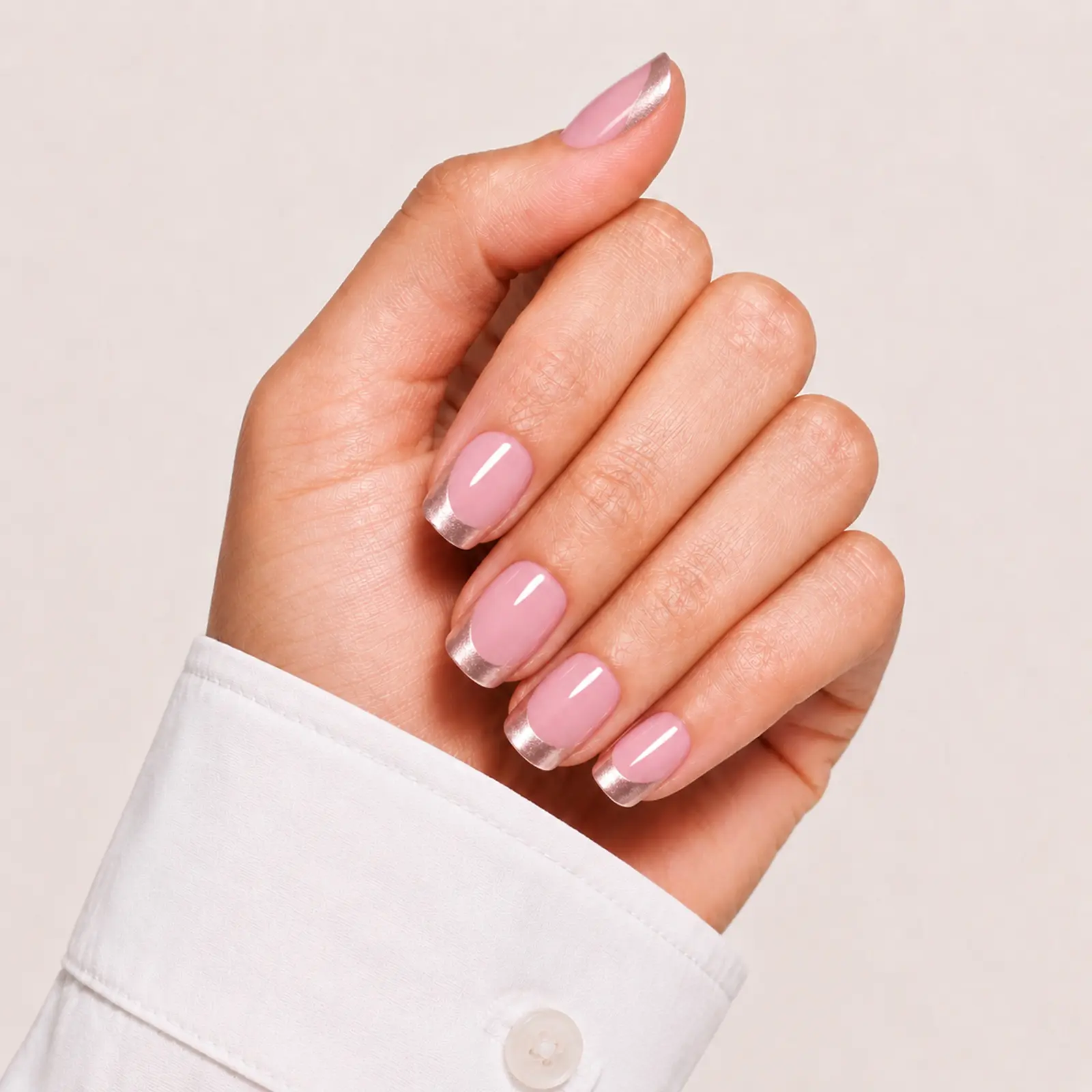 Rosé Chrome - Short Square