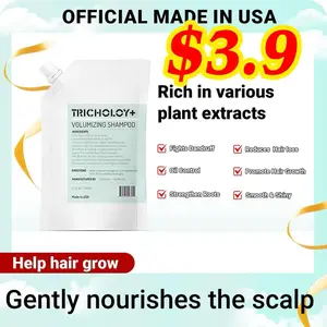 【Black Friday】Buy 1 Get 1 Free Tricholoy+ Anti-Hair Fall & Less Shedding & Volumizing Shampoo& Conditioner | Biotin, Arginine & Oleanolic Acid | Strengthens Roots | Promotes Hair Growth | Oil Control & Scalp Nourishment | 300ML