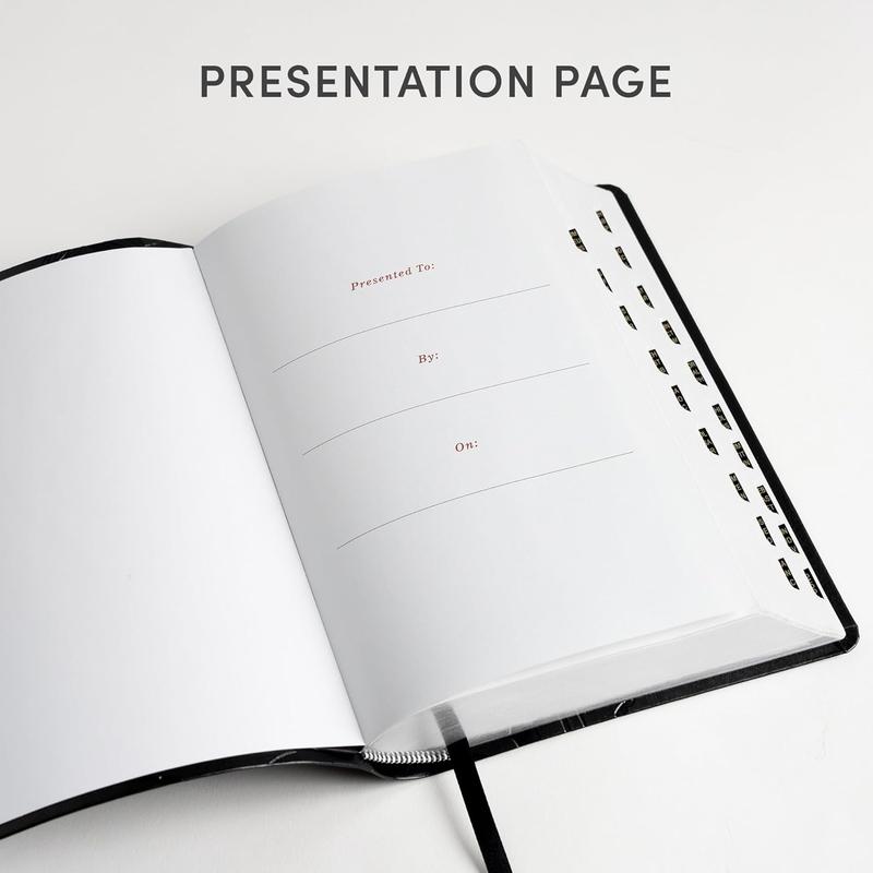 KJV Large Print Personal Size Reference Bible, Charcoal LeatherTouch Crown of Thorns, Indexed, KJV Holy Bible, Red Letter, Pure Cambridge Text, Presentation Page, Cross-References, Full-Color Maps