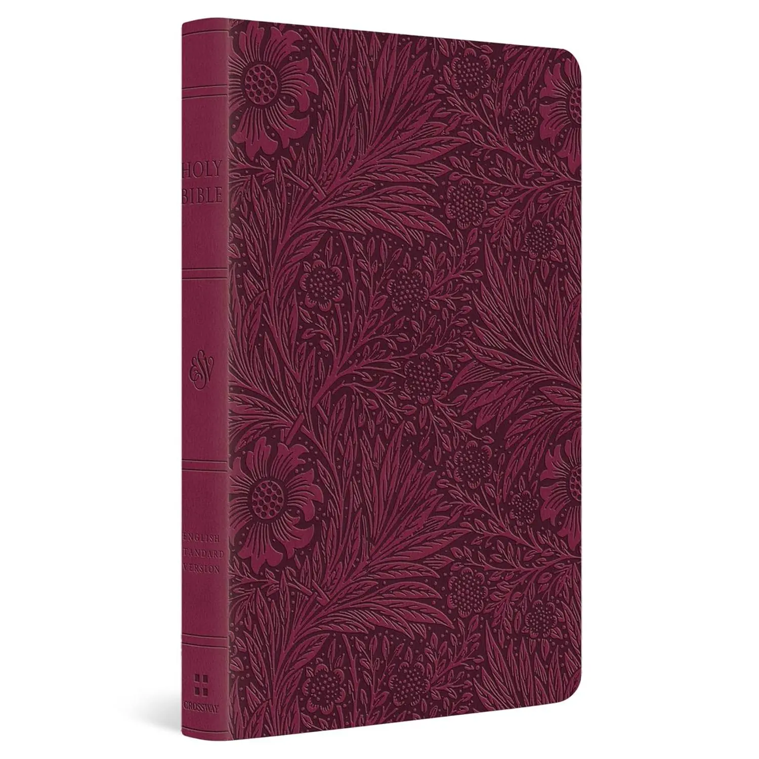 ESV Large Print Value Thinline  (TruTone, Raspberry, Floral Design): Holy , English Standard Version - Hardcover
