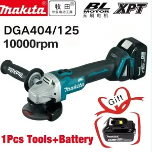 Makita Electric Goddess DGA404 125MM Cordless Electric Angle Grinder Brushless Variable Speed Cutting Tool For 18V Battery
