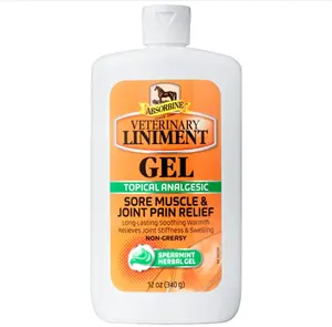 Veterinary Liniment Topical Analgesic Sore Muscle and Arthritis Pain Relief Warming Liniment Rub, 12 Ounce Gel