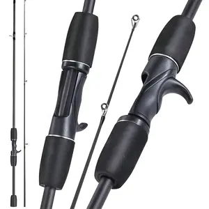 Black High Carbon Lure Rod-can Be Cast Far-70.86 Inches-M Tone-Casting-lighter Feel, Super Fast Response-common in Fresh and Salt Water