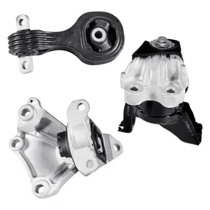 VEVOR Engine Motor Mount and Transmission Mount Kit Replacement, Set of 3, Compatible with 2012-2013 Honda Civic 1.8L Coupe, Replace OE# A65048, A65021, A65087, Secure Support