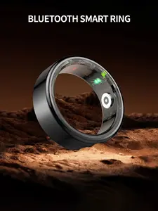 Stainless Steel Smart Ring, Multifunctional Smart Connection Ring, Waterproof High Tech Sports Ring, Fashionable Wearable Device for Men & Women