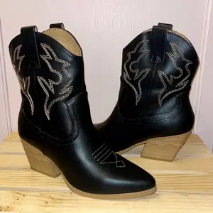 Blazing Mid Calf Pointy Toe Boot