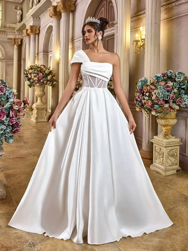 satin elegant wedding dresses - TikTok Shop satin elegant wedding dresses - TikTok Shop