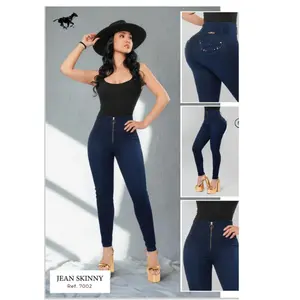 Premium quality Colombian original jeans with a push-up effect zipper that enhances your buttocks. A slim fit that accentuates your curves. Gorgeous jeans.