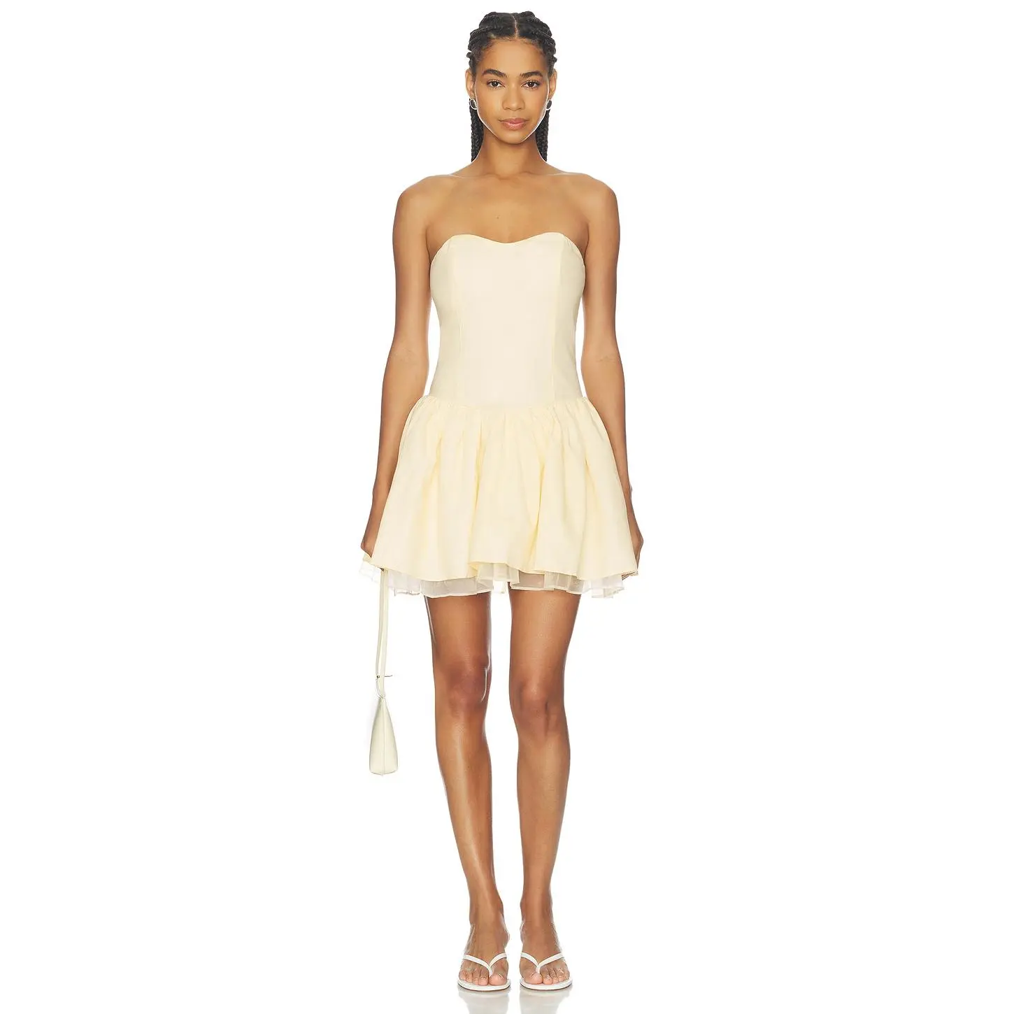 ASTR the Label Bijou Dress in Butter Yellow