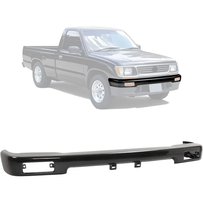 Rear Step Bumper Face Bar Assembly With Chrome Trim For Toyota Tacoma 1995-2004 3 thumbnail image