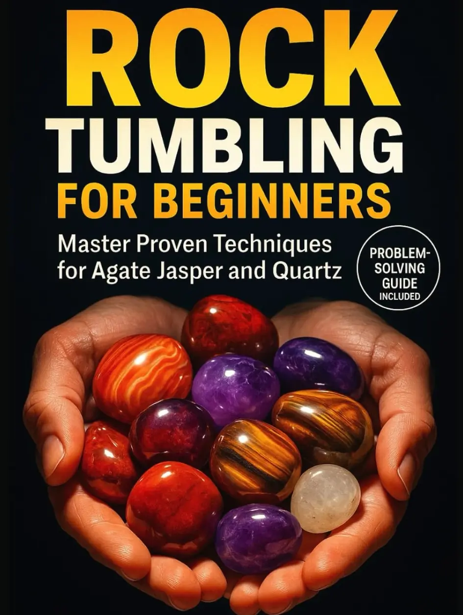 ROCK TUMBLING FOR BEGINNERS: THE COMPLETE GUIDE TO TRANSFORMING ROUGH STONES INTO GLEAMING GEMS: Proven Grit Schedules, Problem-Solving Fixes, and ... Work for Agate, Jasper, Quartz & More