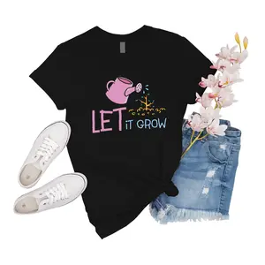T-Shirt The Lorax Let It Grow Gardener Let It Grow Funny Gardening Garden Sleeve Friend Tee Girl Big Shirts Family Short Event Unisex