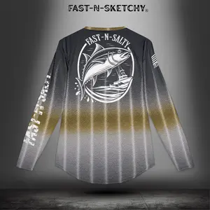 Blackfin Tuna Camo Fast-N-Salty UV Protection Long Sleeve Shirt
