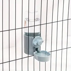 1Pc automatic dispensing pet feeder, hanging water bottle and bird feeding container, thermoplastic polyester bird cage feeding accessories