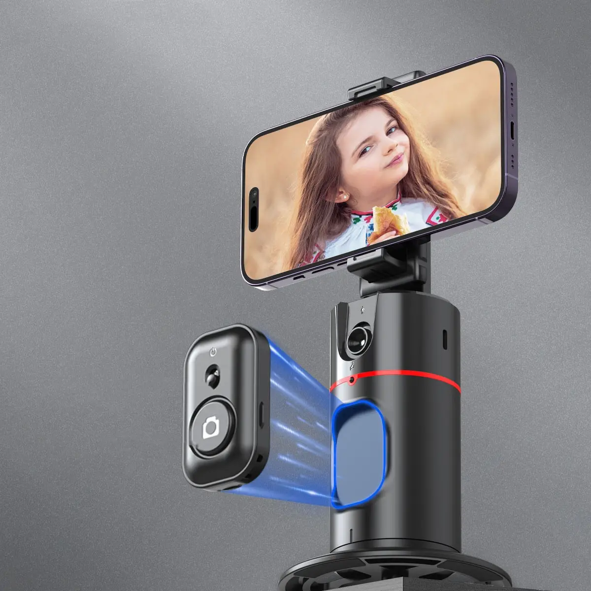 AI Auto Face Tracking 360° Tripod for TikTok Videos