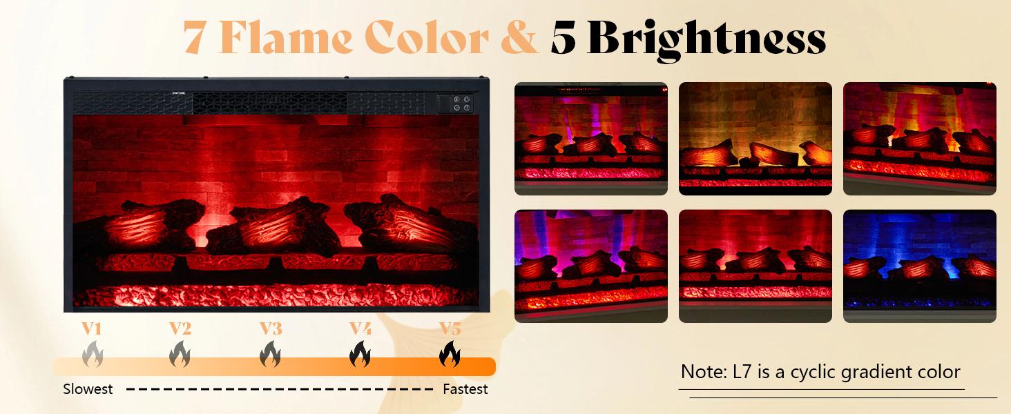 【Ships in 2 Boxes】AMERLIFE 70" Farmhouse Heavy Fireplace TV Stand with 33" Electric Fireplace, for 80" TVs up, Media Entertainment Center with Diamond Door, TV Console Storage Cabinet for Living Room