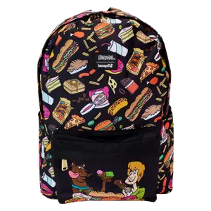Scooby-Doo Snacks All-Over Print Nylon Full-Size Backpack