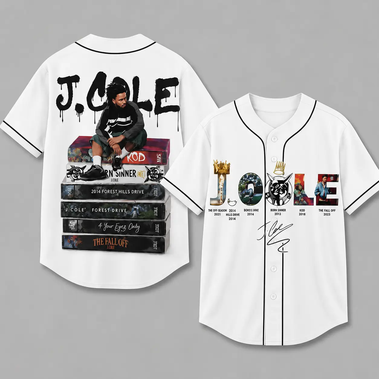 Custom Name Concert Jersey, Hip Hop Inspired Baseball Shirt, The Fall-Off Style Sportswear, Personalized Number Fan Outfit, Music Gift