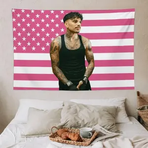 Tapestry Rauw Flag Wall Hanging With Art Home Decorations Durable Lightweight Washable Alejandro For Living Room Bedroom Print Decorative