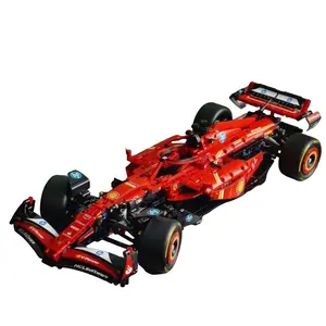 Valentine's Day Ferrari Sf-24 F1 Racing Model Building Kit, DIY Assembly Car, Ideal Gift for Formula One Sports Enthusiasts, Number 42207