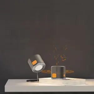 Magnetic Speaker with Stand and Dazzling Colorful Lights. Placed on the Desktop or Mounted on the Wall. Symmetrical Stereo Design, Multiple RGB Lighting Modes, Equipped with Bluetooth 5.3, Applicable to Living Rooms, Bar Counters, Camping Tents, etc.