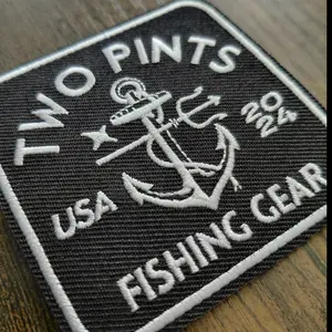 Limited Release 1st Edition - Tactical Fishing Velcro Patch - Full Embroidery with Hook and Loop Backing