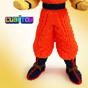 CubiTOY Animation Giant Super Saiyan Kakarot (24,125 PCS) Micro 3D Building Block Model CubiTOY Animation Giant Super Saiyan Kakarot (24,125 PCS) Micro 3D Building Block Model