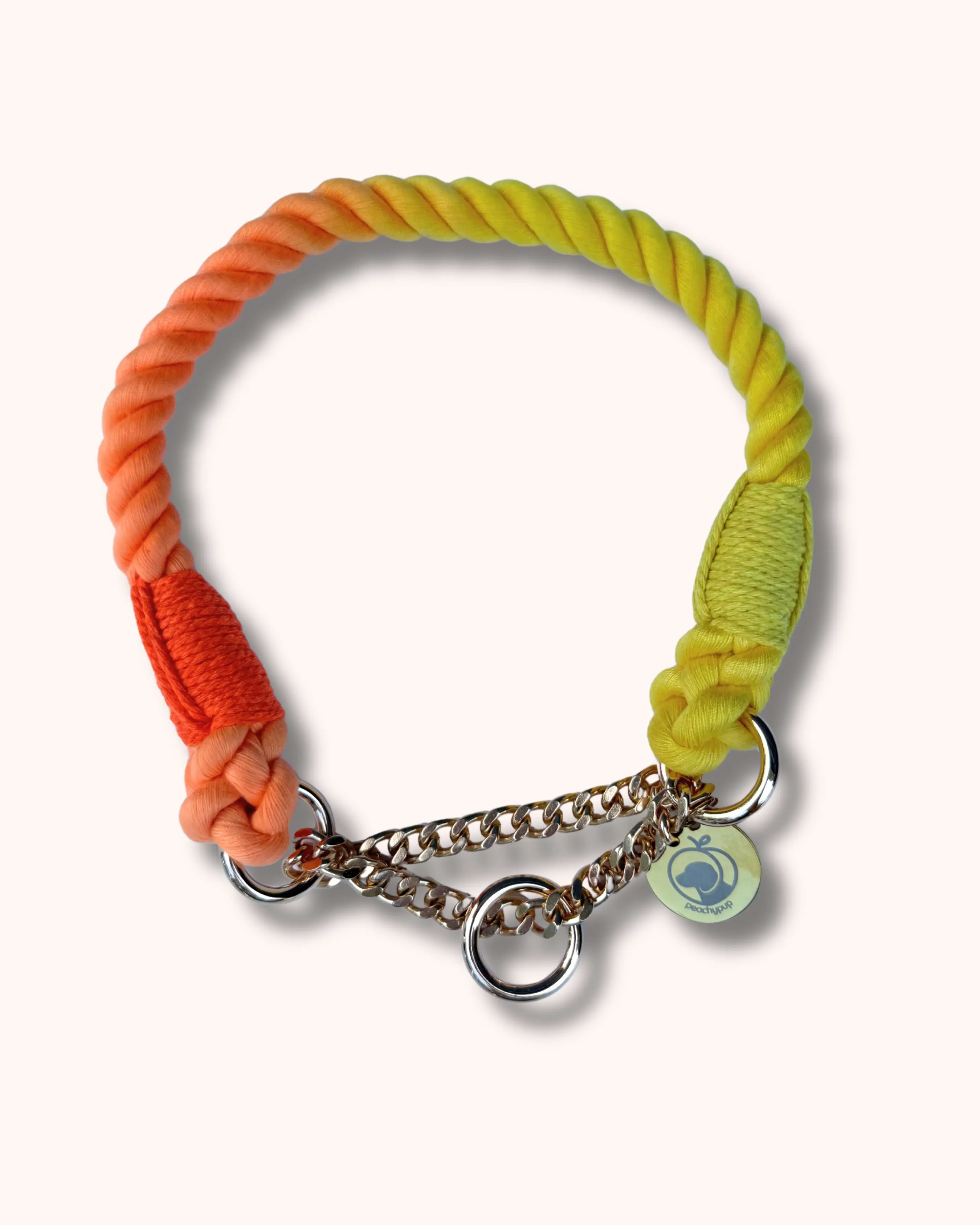 Rope Collar - Multicolor Yellow Orange